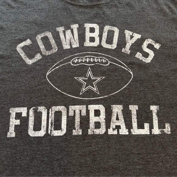 *RELISTED* Dallas Cowboys Authentic Short Sleeve Grey T-Shirt Men’s Size Large - Picture 4 of 8